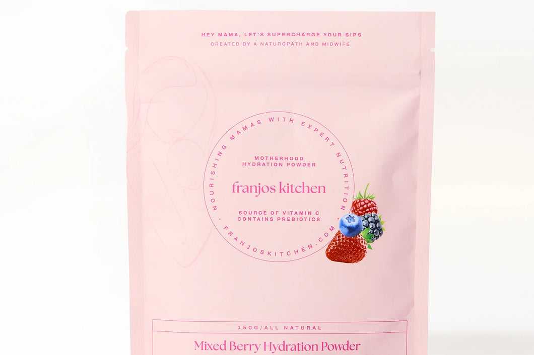 Motherhood Hydration Powder - Blood Orange Or Mixed Berry 150g