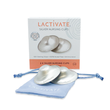 Load image into Gallery viewer, Lactivate Silver Nursing Cups
