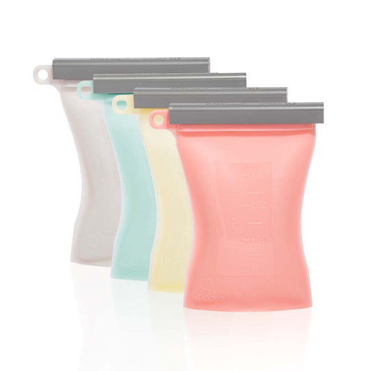 Junobie Reusable Silicone Breastmilk Storage Bags 4pk